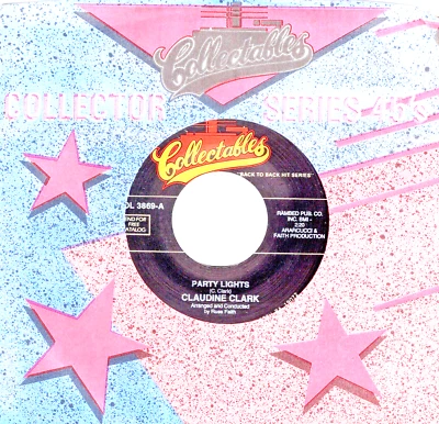 Claudine Clark:      Party Lights / Fabian: Tiger .. 45 RPM 9687 - Image 1 of 3