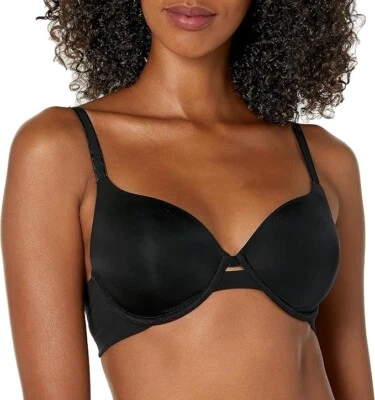 Camiseta Warners Super Naturally You sujetador con aros RA2141A negra 38B nueva con etiquetas Foto 1 de 3