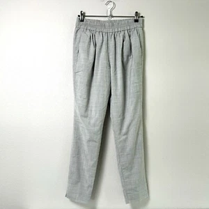 J Crew Harlow Pull-On Hose Damen 8 grau Wollmischung gefüttert Gummibund B5604 - Bild 1 von 16