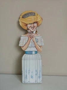 Vintage Prinzessin Diana kartierter figuraler Notizbuchhalter - Bild 1 von 4