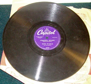 Dick Stabile: Foghorn Boogie/Makin' Up for Lost Time 10" Single Capitol 2423 - Bild 1 von 2