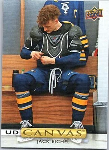 2019-20 Upper Deck #C7 Jack Eichel UD Canvas - Picture 1 of 2