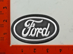 Ford Motors Embroidered Iron-On Patch - Logo Emblem for Jackets, Bags, Hats - Picture 1 of 1