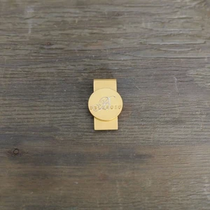 Bellagio Geldklammer Herren goldfarben rund Emblem klassischer Clip Geldbörse Accessoire - Bild 1 von 4