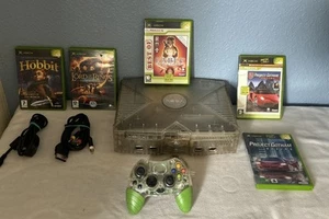 Microsoft Xbox Crystal Konsole Bundle Controller & 5 Spiele getestet & funktionsfähig - Bild 1 von 20