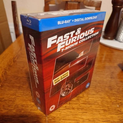 Fast And Furious 1-7 (Box Set) (Blu-ray, 2017) - Image 1 of 4