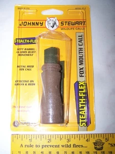 NEW JOHNNY STEWART FOX MOUTH CALL STEALTH FLEX PREDATOR CALL FC-2 - Picture 1 of 4