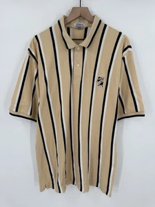 Vintage Titleist x Mickey Mouse Polo Shirt Mens XL Striped Golf Tour Disney - Picture 1 of 5