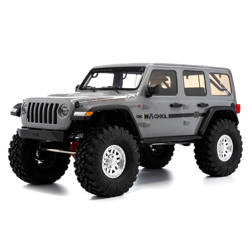 Axial AXI03003 SCX10III Jeep JLU Wrangler mit Portalachsen 1/10 RTR Grau
