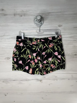 Pantalones Cortos Khakis by GAP para Mujer 2 Negros Rosa Floral Ciudad 3 Pulgadas Urbanos Verano Bolsillos Foto 1 de 4