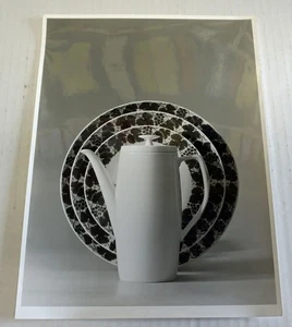 Willi Moegle Photography Silver Gelatin Print China Tea Coffe Jug Can Pot Plates - Picture 1 of 2