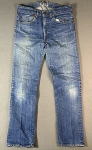 Vintage Levis 505 0217 Jeans blau Denim 70er Talon 42 Reißverschluss #5 Knopf Größe 32x31 - Bild 1 von 19