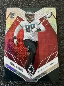2022 Panini Phoenix #188 Jordan Davis Eagles Red Mojo RC Rookie Card #5/7 - Foto 1 di 5