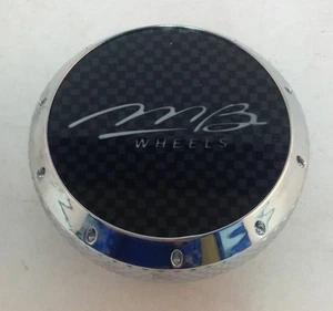 MB Wheels Optima MB14 Wheel Center Cap C-228-3 Chrome C425-V+MB6018A C51/58-MB - Picture 1 of 4