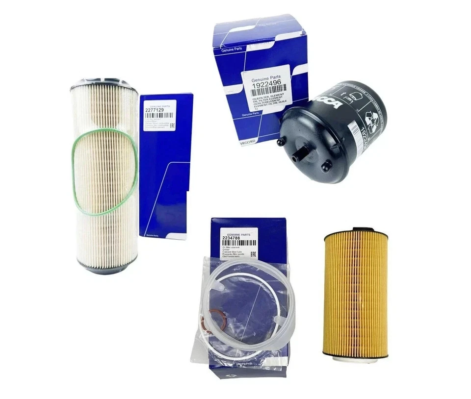 Новый комплект масляных и топливных фильтров PACCAR подходит для двигателя MX-13 2277129 1922496 2234788 - Изображение 1 из 4