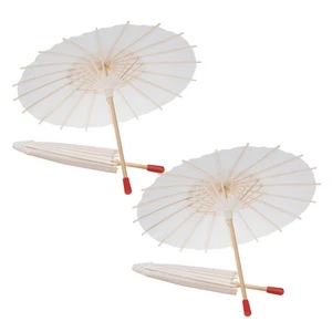  4 Pcs Hand-painted Umbrella Toys Primary School Child Diy Oil-paper Umbrellas - Foto 1 di 12