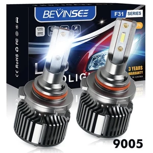 9005 HB3 LED Headlight Bulbs 6000K For Land Rover Range Rover Evoque 2011-2017 - Picture 1 of 9