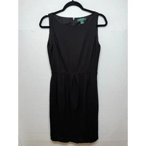 Abito smanicato nero Lauren Ralph Lauren, taglia 8 - Foto 1 di 5
