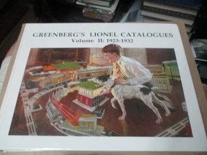 Greenberg's Lionel Catalogues volume II  1923-1932,  hardback 1989 Like New - Picture 1 of 3
