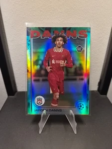 Jayden Danns Topps Chrome UEFA Club Green Refractor /99 FC Liverpool RC - Bild 1 von 2