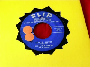 RICHARD BERRY~LOUIE LOUIE~ ROCK ROCK ROCK~ FLIP~ VG~ IN DEMAND  ~NORTHER SOUL - Imagen 1 de 2
