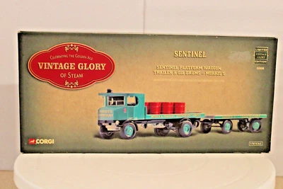 Corgi Vintage Glory #80008 Sentinel - Platform Wagon, Trailer & Oil Drums  1:50s - Image 1 of 4