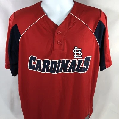 St Louis Cardinals Jersey Short Sleeve Shirt Red Baseball MLB Large VF Imagewear - Image 1 of 4