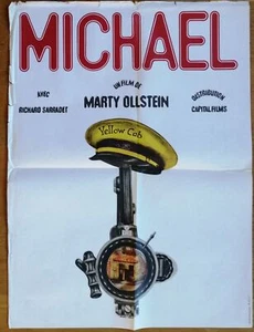 MICHAEL Marty Ollstein Original Kino Poster 80x60 '75 Taxi Yellow Cab - Bild 1 von 1