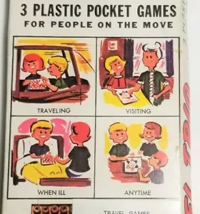 Vintage Travel Game Pocket Travel Trio No. 1399 Hong Kong A1 - Picture 1 of 4