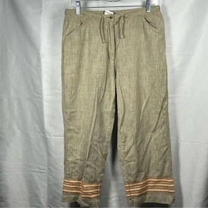 Woolrich cotton capris women’s size 10 khaki - Picture 1 of 7