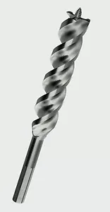 Nuovo - WoodOwl Tri-Cut 9/16" x 7-1/2" punta a coclea per spedizione ultra liscia #09706 - Foto 1 di 4