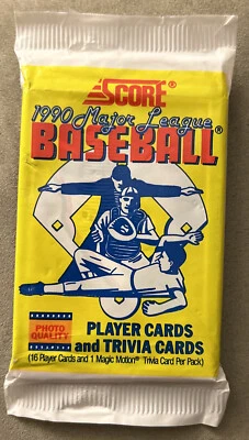 1990 Score Pack Dave Martinez Expos (Top) Lenny Webster Twins Rookie RC (Back) - Image 1 of 3