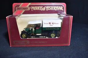 MatchBox YesterYear Y-13 1918 Crossley Waring's - Imagen 1 de 1