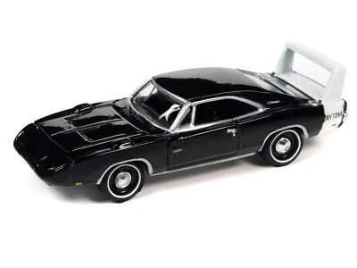 Johnny Lightning New '69 Dodge Charger Daytona 1/64th Diecast Car by AW JLMC031B - Image 1 of 4