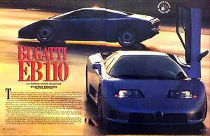 Bugatti EB 110 Coupe 1994 Straßentest technische Daten Fotos Prüfartikel - Bild 1 von 1