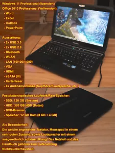 Medion Erazer X6817 15.6" i7, SSD + HDD + DVD + 12 GB + NVIDIA + SATA III extern - Bild 1 von 24