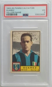 1963-64 Panini Calciatori Luis Suarez Yellow Name PSA 3 - Picture 1 of 2
