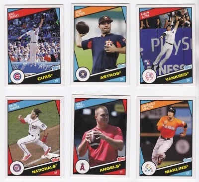 2017 Topps Throwback Thursday Set 20 TROUT JUDGE RC HARPER BRYANT STANTON ALTUVE - Image 1 of 4