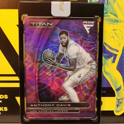 2020-21 Flux Anthony Davis Titan ENCASED Purple SCOPE PRIZM /38 FOTL Lakers  - Image 1 of 2