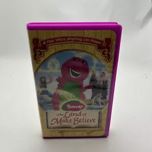 Barney & Friends The Land Of Make Believe VHS Video Tape Songs RARE! - Imagen 1 de 4
