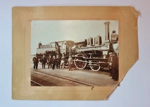 Russia Original Photo STEAM LOCOMOTIVE circa 1905 TRAIN B.21 Vintage. VERY RARE  - Picture 1 of 5