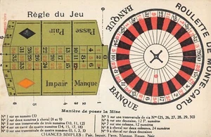 CPA MONACO LA ROULETTE DE MONTE CARLO  BANQUE - Picture 1 of 1