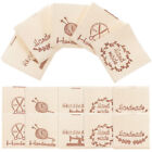 100 pièces étiquettes de tissu faites à la main vêtements personnalisés étiquette crochet chapeau
