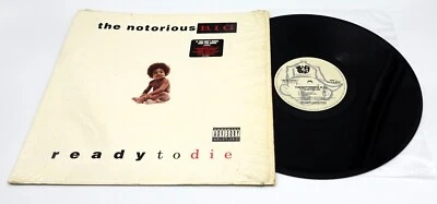 The Notorious B.I.G. 1994 Ready To Die Vinyl LP Record US 1st Press Hype Sticker - Image 1 of 4