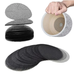 50PCS Pot Hole Mesh Pad Bonsai Pot Bottom Grid Mat Mesh Plant Drainage Screen - Picture 1 of 14