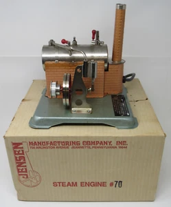 VINTAGE mit Karton Jensen Spielzeug Dampfmaschine Modell 70 elektrisch beheizt 400W - Bild 1 von 24