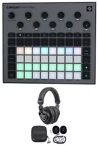Novation Circuit Rhythm Beatmaking Sampler Groovebox/Drum Machine + Headphones - Picture 1 of 12