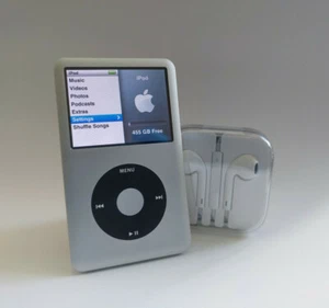 512GB iPod Classic 7th Gen | 2200mAh Battery & Flash Memory - Silver/Black - Picture 1 of 9