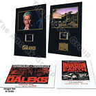 2 Sets of Doctor Who Invasion Earth Peter Cushing Film Cells + Campaign Booklets