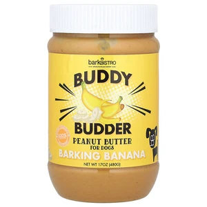 Buddy Budder, Peanut Butter, For Dogs, Barking Banana, 17 oz (480 g) - Picture 1 of 2